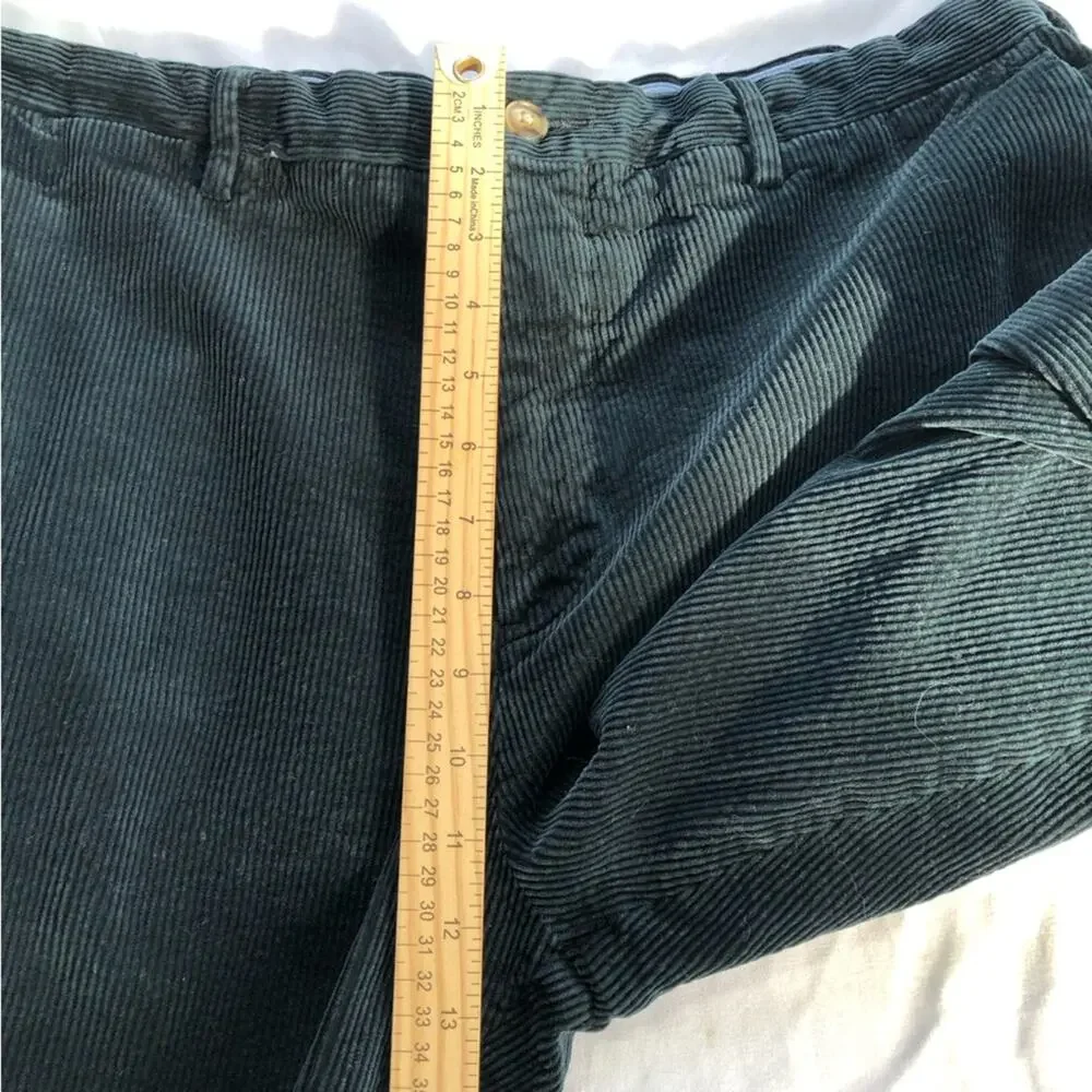 Polo Ralph Lauren mens classic stretch wide wale navy blue corduroy pants 38/32